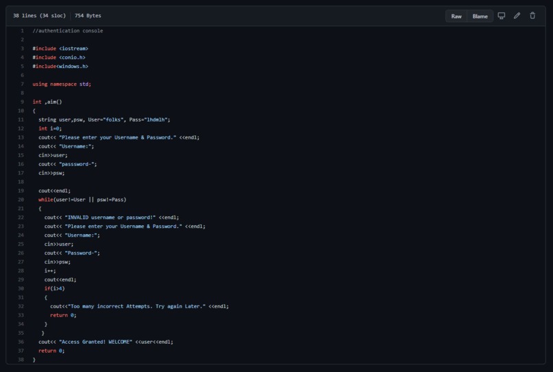 Create an Authorization System – screenshot 1