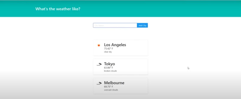 Weather App – screenshot 1
