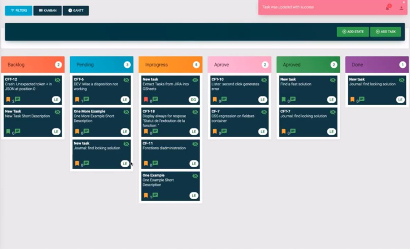 Kanban Board – screenshot 1