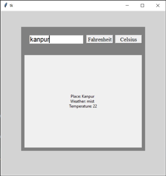 Weather Data – screenshot 1
