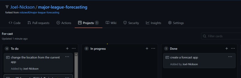 Kanban board  – screenshot 1
