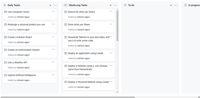 Kanban Board – screenshot 1