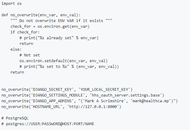 Authorization – screenshot 1