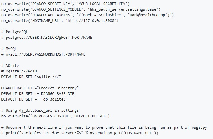 Authorization – screenshot 2