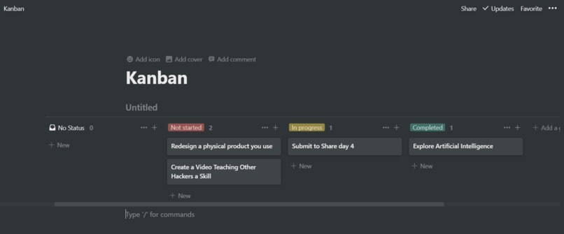 Kanban – screenshot 1