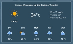 Weather api. – screenshot 1