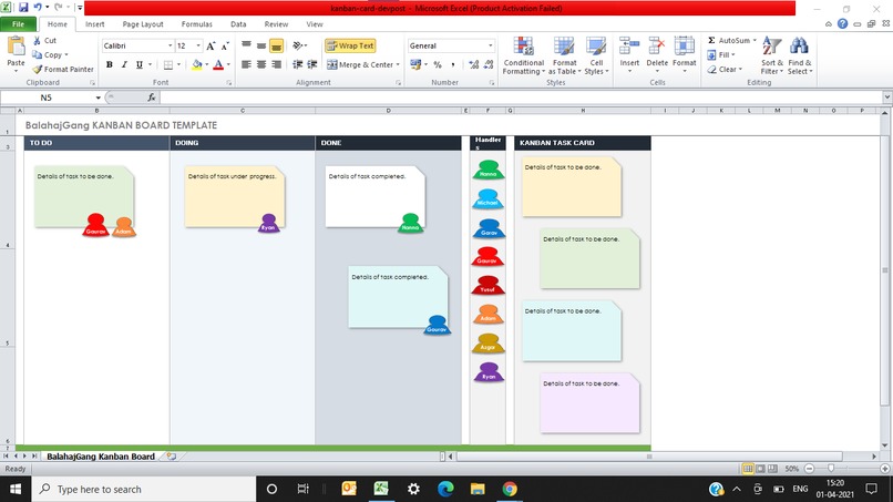 Kanban_guildWork – screenshot 1