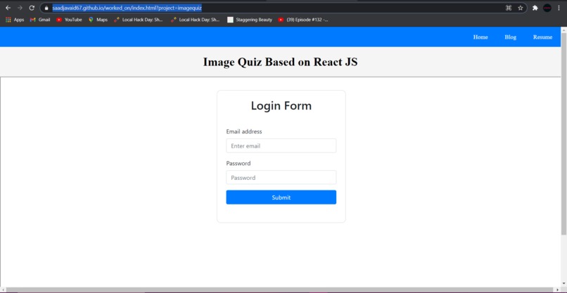 Authorization system – screenshot 1