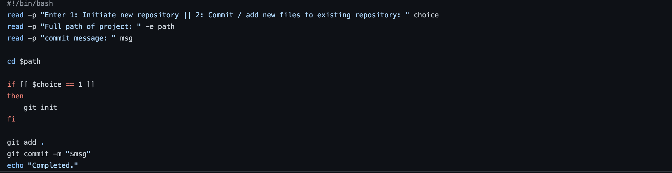 Git automation script | Devpost