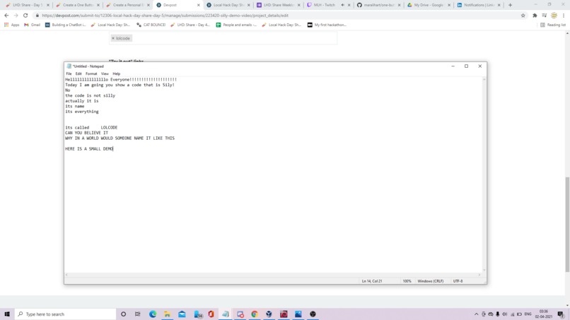 Silly Demo Video – screenshot 1