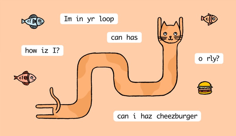 Sharing a unique language: LOLCODE – screenshot 1