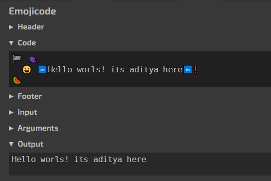 Emoji code – screenshot 1