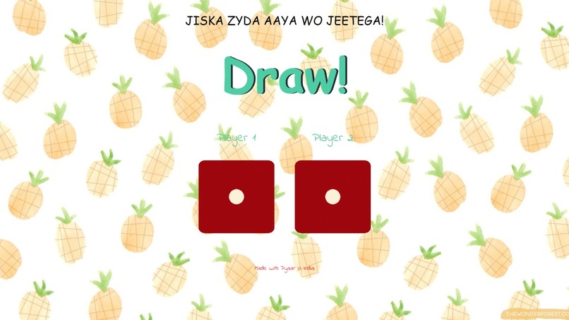 ONE BUTTON DICE GAME – screenshot 1