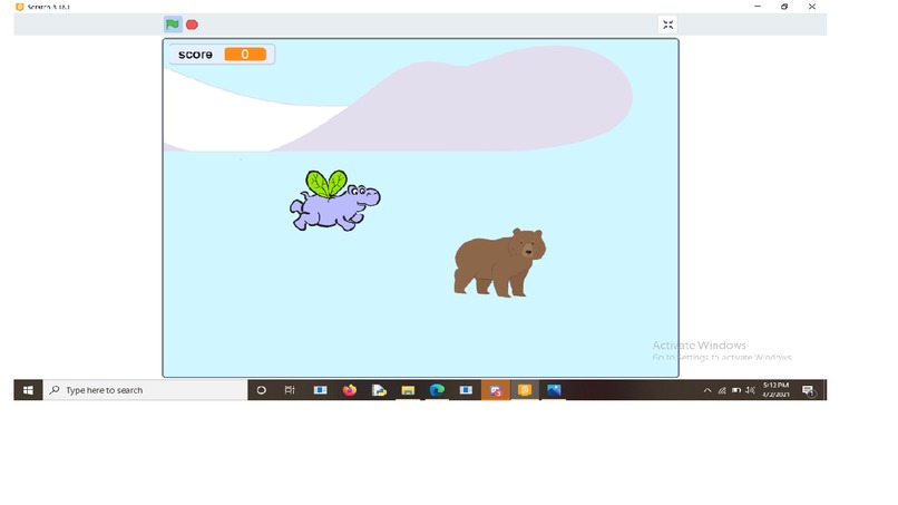  Create on button game – screenshot 1