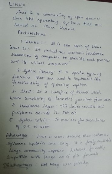 Linux – screenshot 1