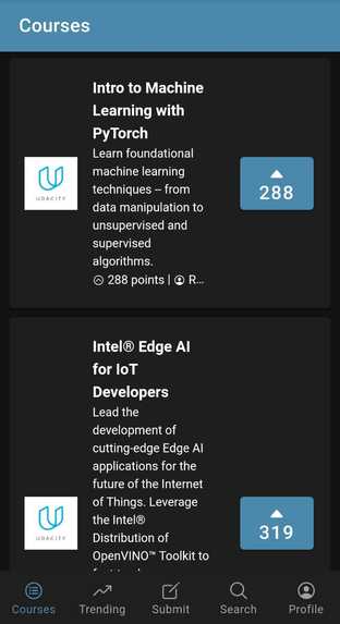 Online Courses Reviews, Rating and Uploads Website – screenshot 4