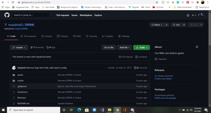 One button game – screenshot 1