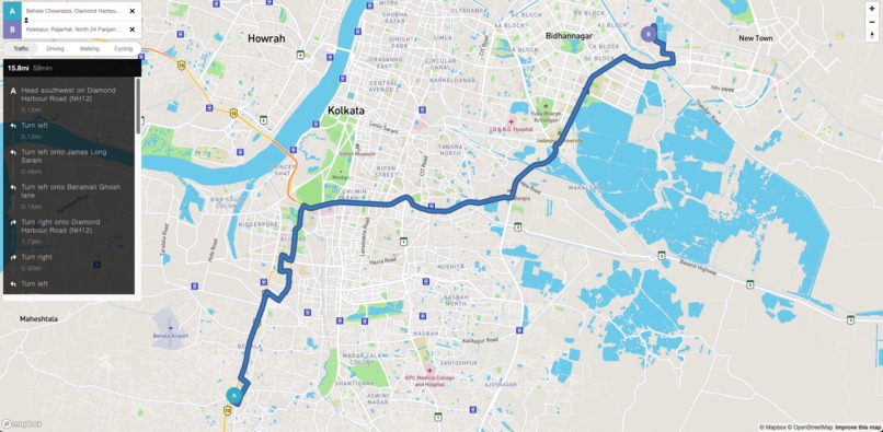 Google Maps Clone – screenshot 1