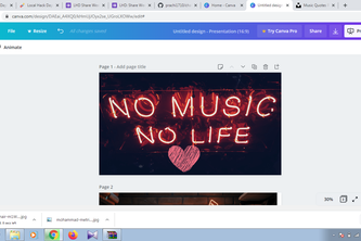 create  presentation of something you love