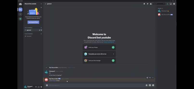 Discord Chat Bot – screenshot 2