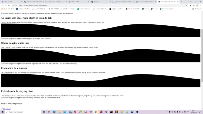 Create a Social Media Clone – screenshot 1