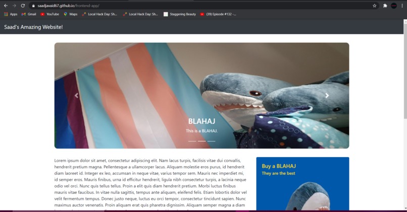 Frontend Framework – screenshot 1