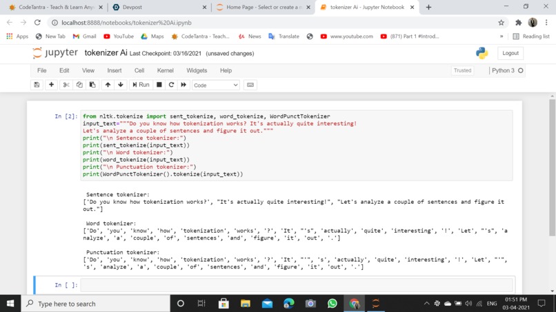 Natural Language Processing Using Python – screenshot 1