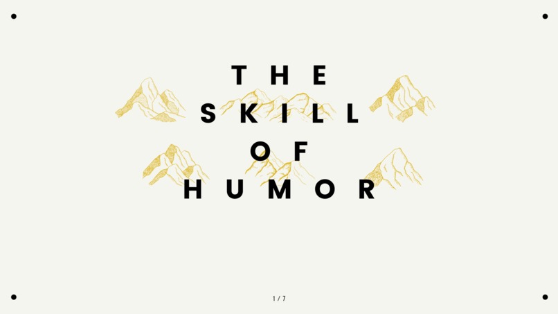 The Skill of Humor – screenshot 1