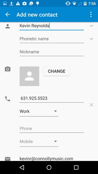Business card scanner – screenshot 3