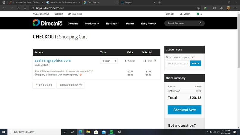 Deploying A Website – screenshot 1