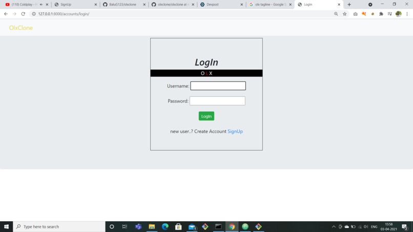 Olx Clone – screenshot 1