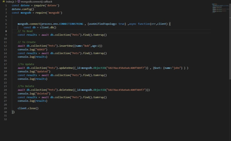 MongoDB Basics – screenshot 1