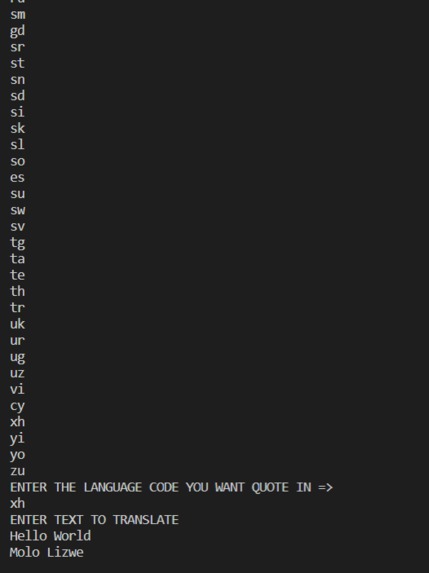 Translator – screenshot 1