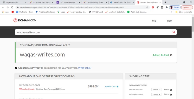 Domain – screenshot 1
