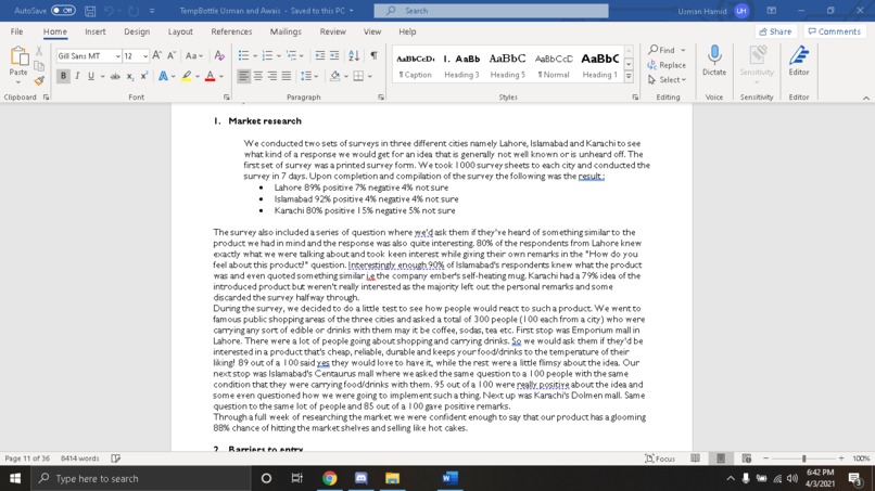 Create a Business Plan – screenshot 1