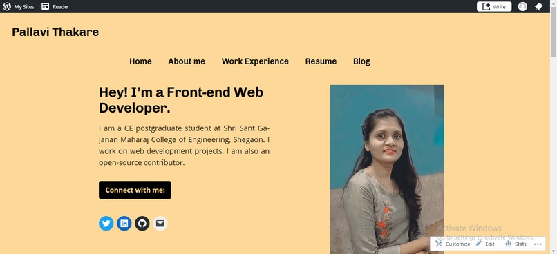 Portfolio – screenshot 5