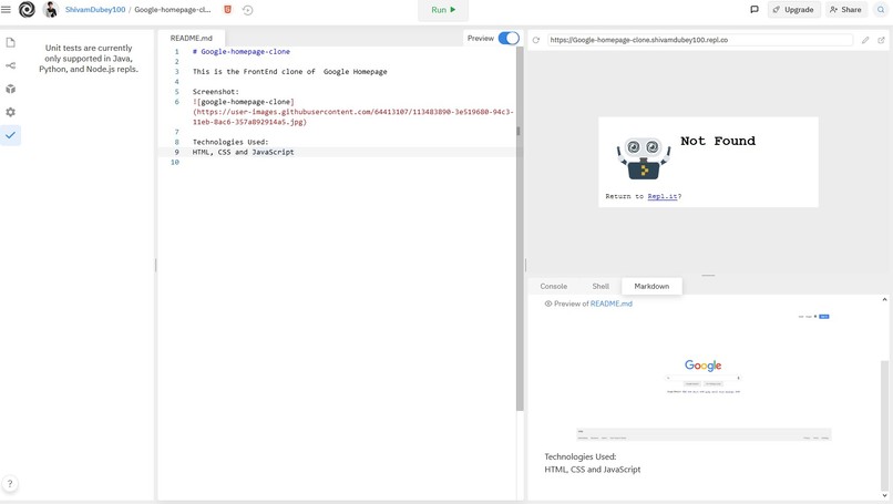 Repl-link – screenshot 1