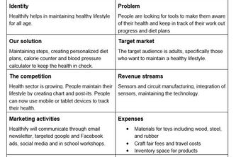 Healthify Business Plan
