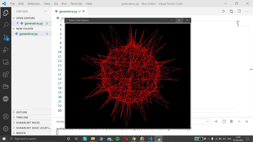 generative art – screenshot 2