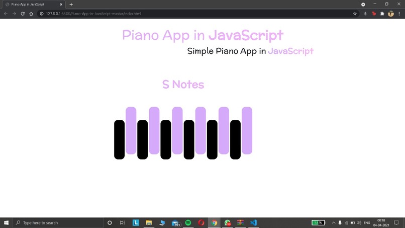 Piano App – screenshot 1