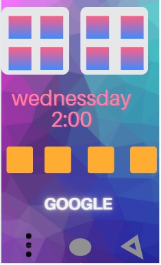 phone layout – screenshot 1