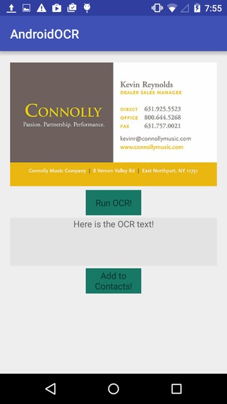 Business Card Scanner – screenshot 2