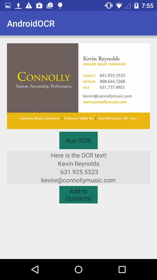 Business Card Scanner – screenshot 3