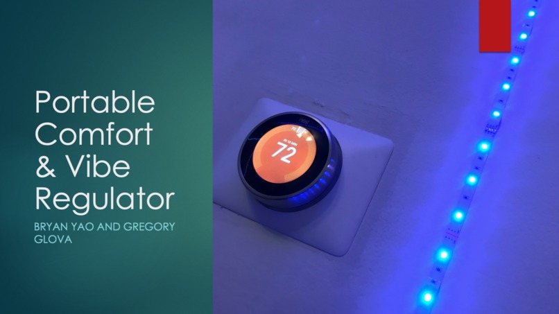 Portable Comfort and Vibe Regulator – screenshot 1