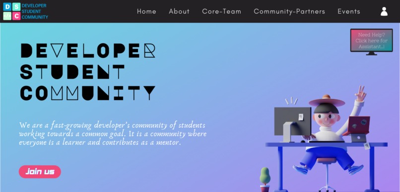 Make a Website for Your Guild – screenshot 1