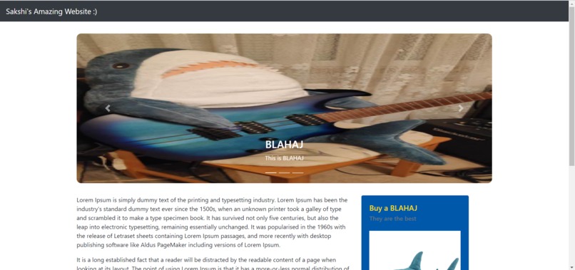 Try using a front-end framework. – screenshot 1