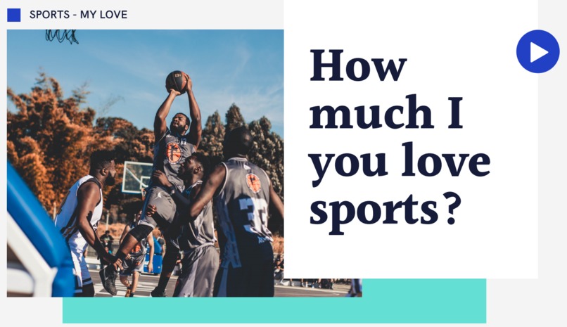 Sports presentation – screenshot 1
