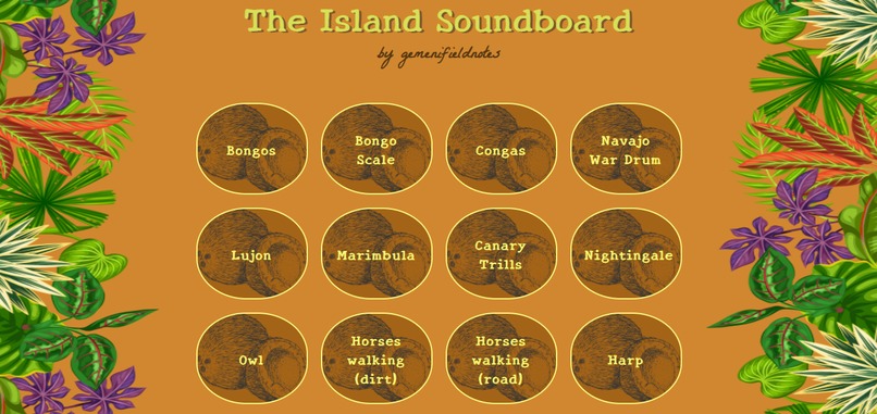 An Island Soundboard – screenshot 1