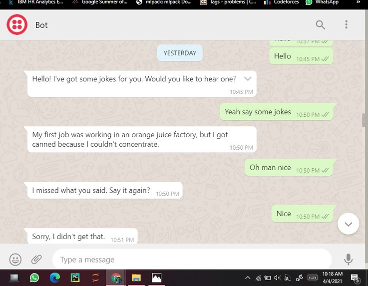 WhatsApp Bot – screenshot 2