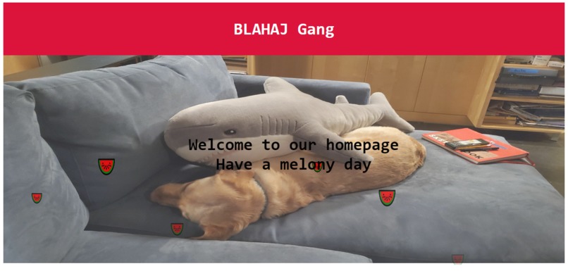 Webpage for guild – screenshot 1